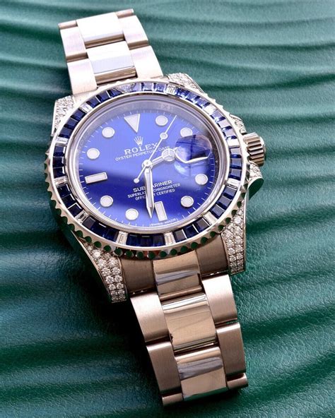 rolex smurf watch|Altro.